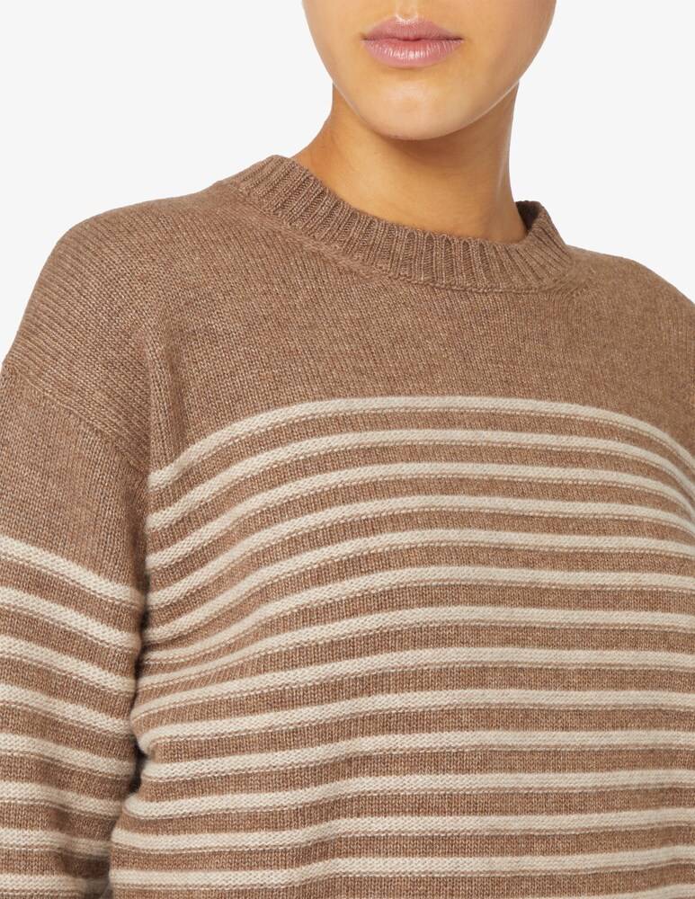 Rinascente Collection Maglione girocollo a riga boxy Shopping Online
