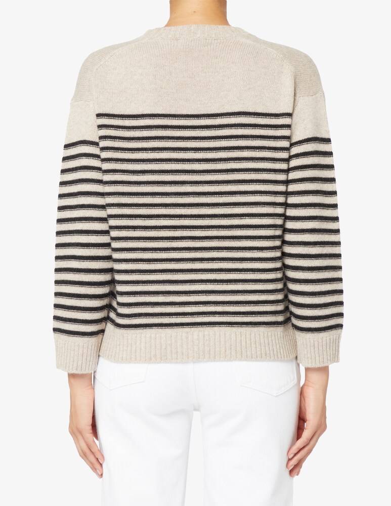 Rinascente Collection Maglione girocollo a riga boxy Affare Del Giorno
