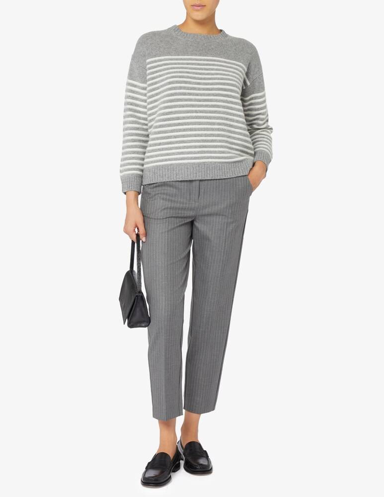 Rinascente Collection Maglione girocollo a riga boxy Prezzo Ridotto