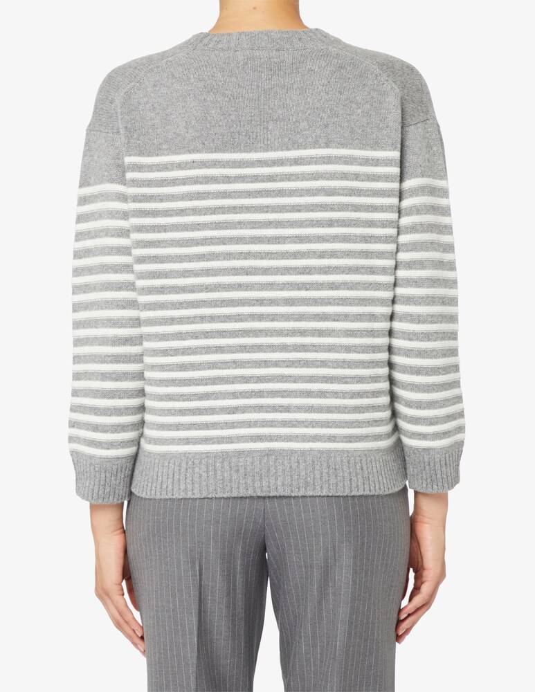 Rinascente Collection Maglione girocollo a riga boxy Prezzo Ridotto