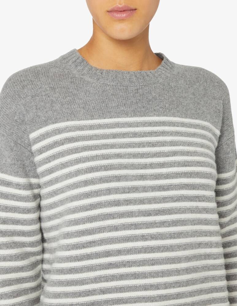 Rinascente Collection Maglione girocollo a riga boxy Prezzo Ridotto