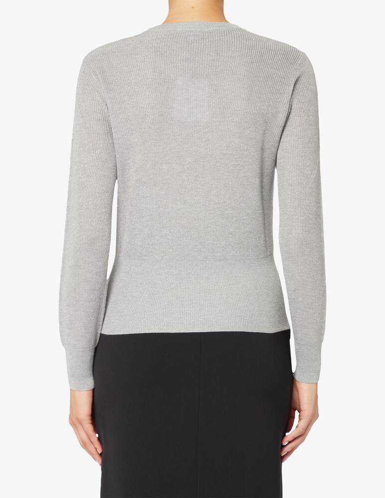 EMME Marella Kiku manica lunga fitted lurex Vendite Flash