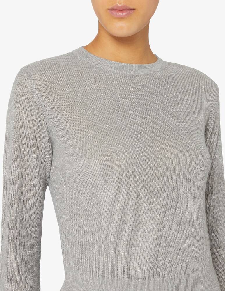 EMME Marella Kiku manica lunga fitted lurex Vendite Flash