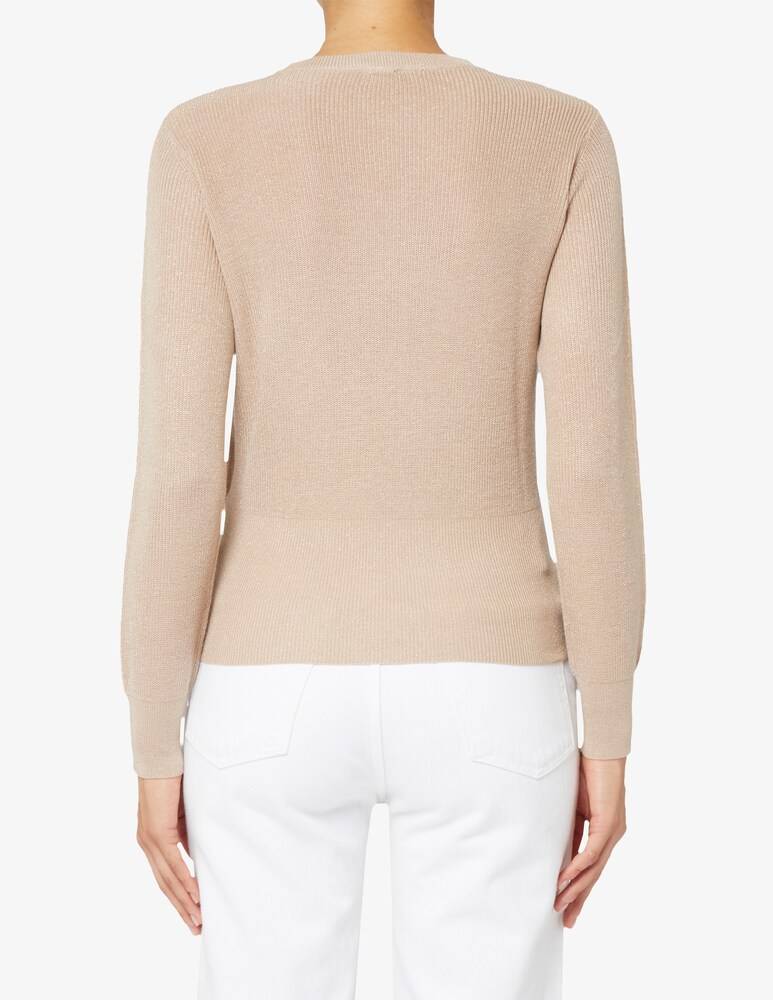 EMME Marella Kiku manica lunga fitted lurex Negozio