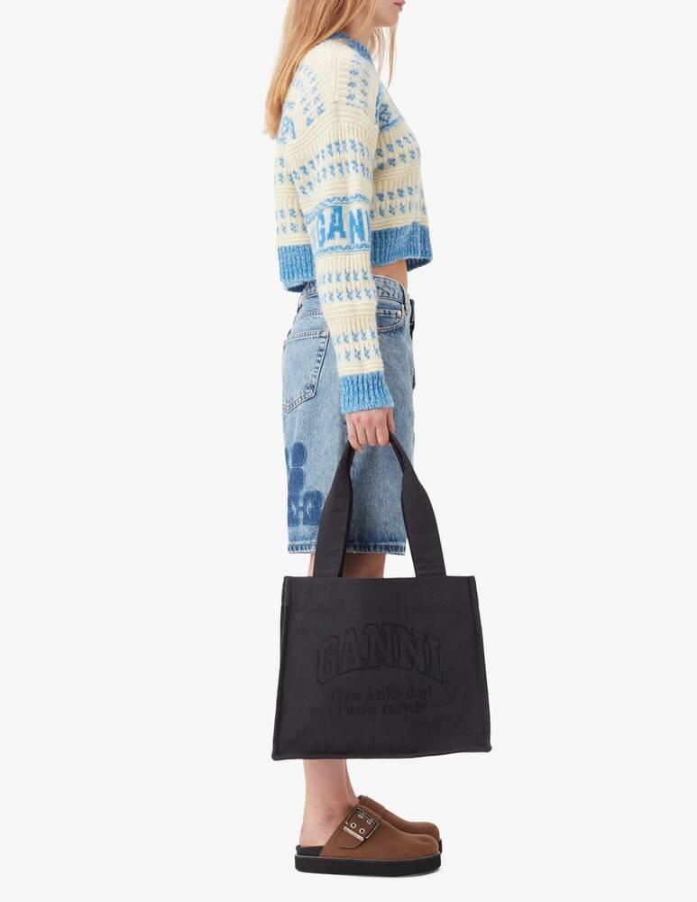 Ganni Borsa shopper Saldi Di Fabbrica