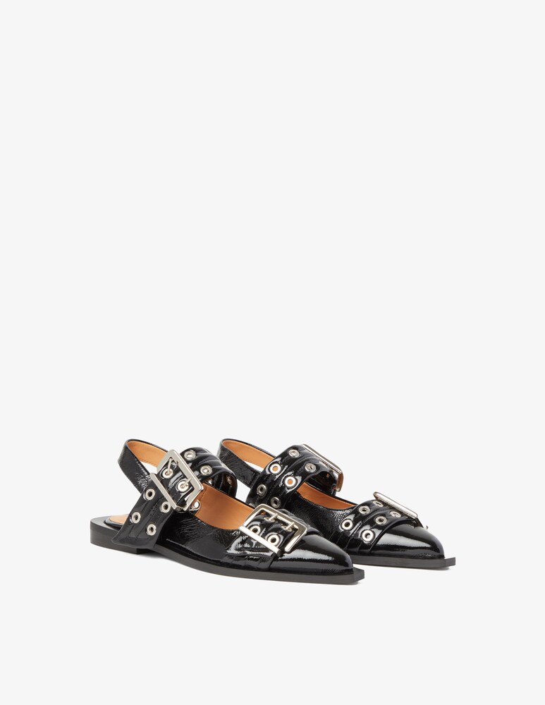 Ganni Ballerina Feminine Buckle I Più Venduti
