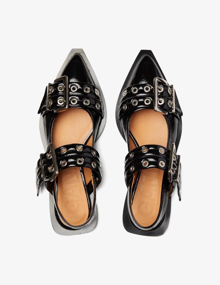 Ganni Ballerina Feminine Buckle I Più Venduti