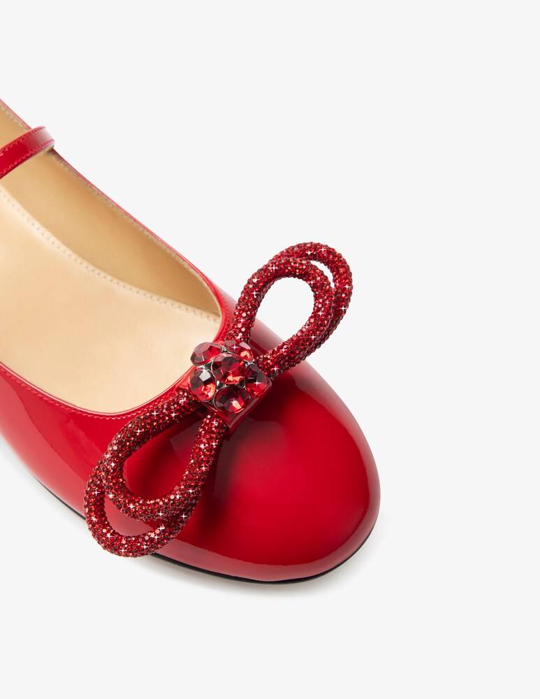 Mach & Mach Ballerine in vernice con doppio fiocco Convenienza