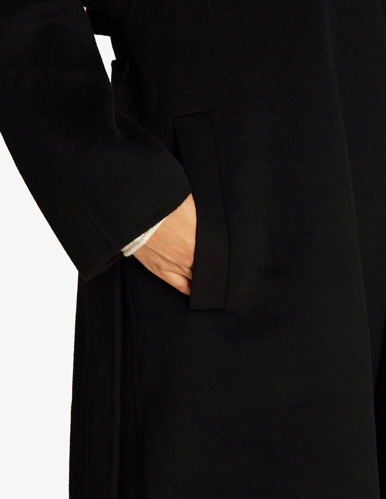 Calvin Klein Cappotto vestaglia lungo con cintura in lana Negozi Online