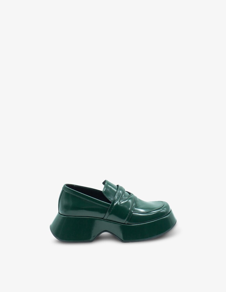 Vic Matié Mocassino in lattice in pelle Saldi