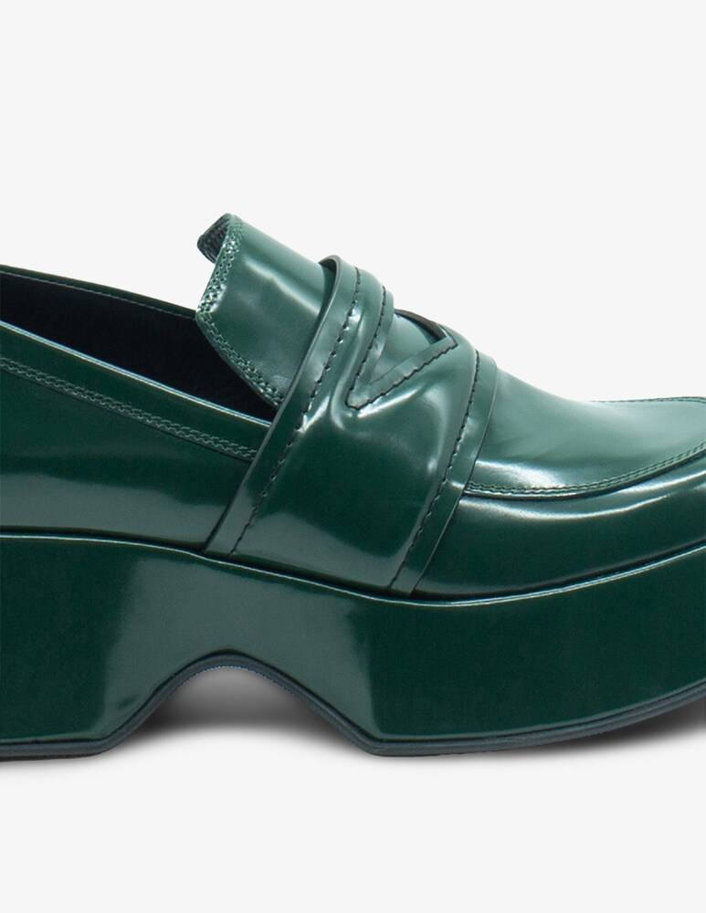 Vic Matié Mocassino in lattice in pelle Saldi