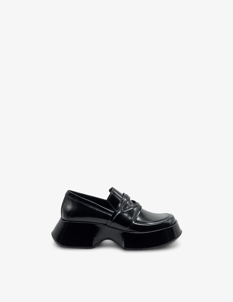 Vic Matié Mocassino in lattice in pelle Offerte
