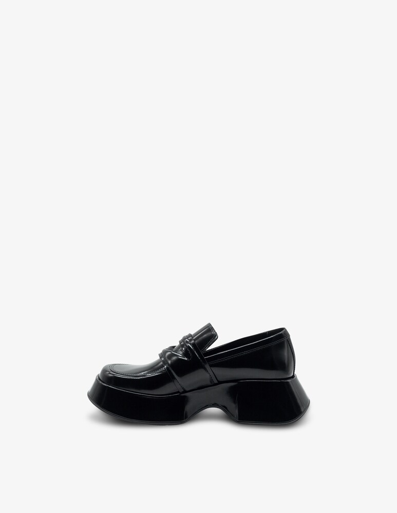 Vic Matié Mocassino in lattice in pelle Offerte