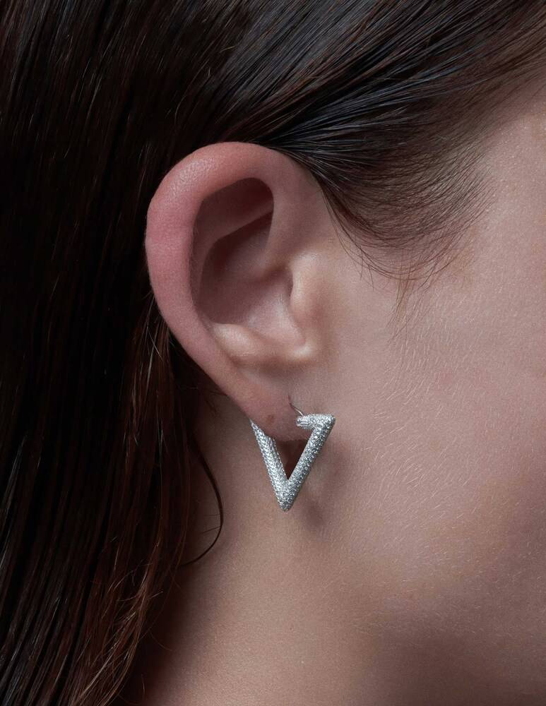 LAG World Orecchino singolo a triangolo mini Artic Nuovo