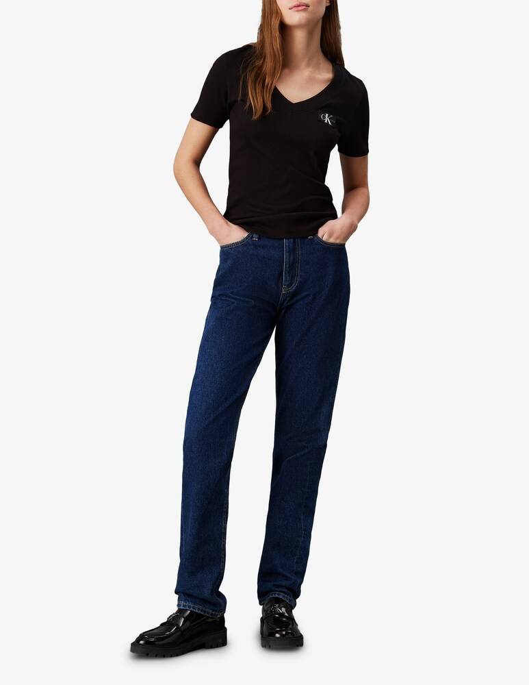 Calvin Klein Jeans T-shirt in misto cotone Negozi Online
