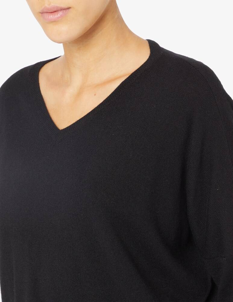 Rosso35 Maglione con gioilello in misto cachemire Offerta natalizia