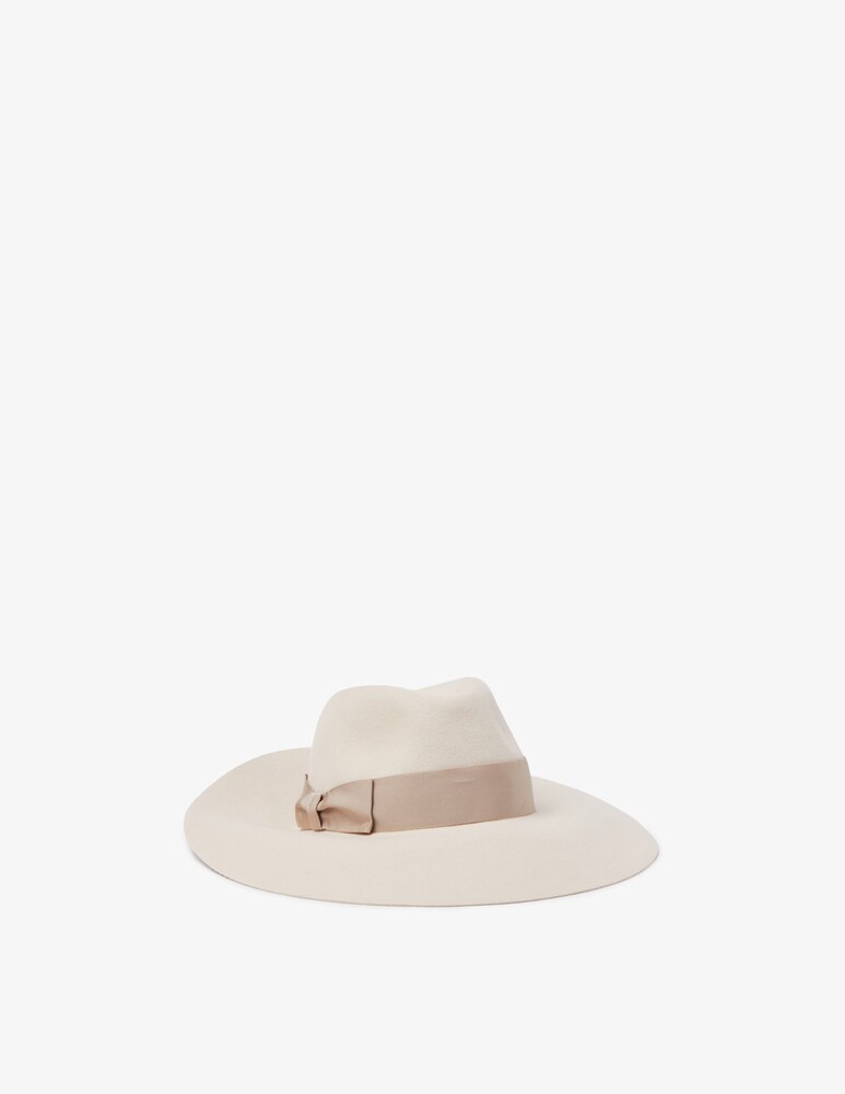 Borsalino Feltro rasato sfoderato cinta cannete 4 cm Acquista Ora