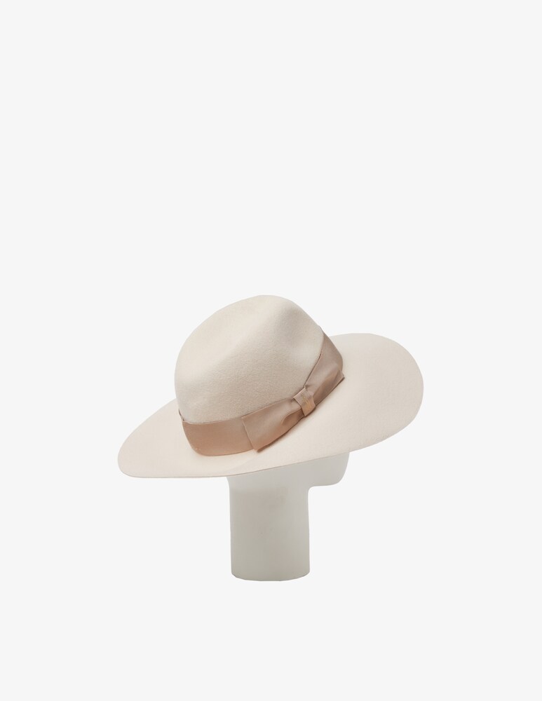 Borsalino Feltro rasato sfoderato cinta cannete 4 cm Acquista Ora