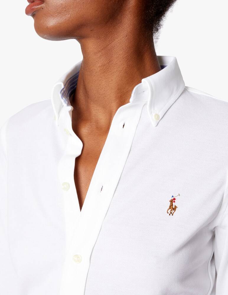 Polo Ralph Lauren Heidi Skinny camicia manica lunga Solo un giorno rimasto