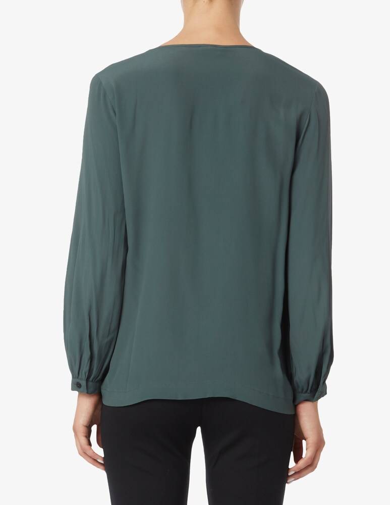 EMME Marella Pordoi blusa v in misto seta Vendita