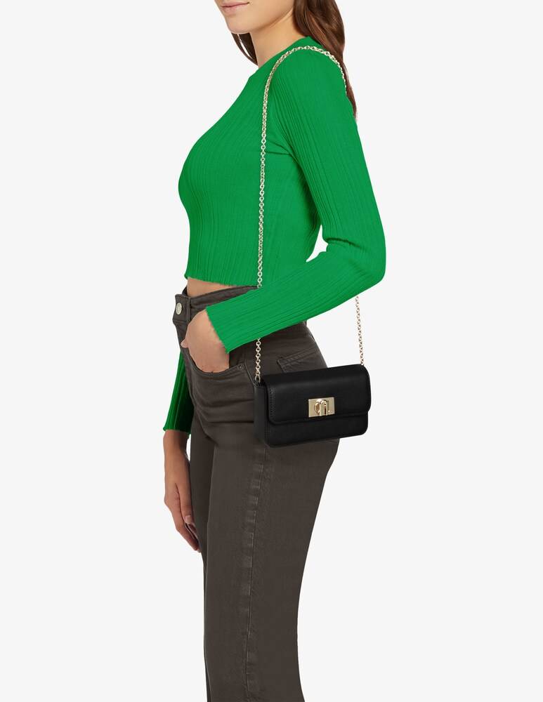 Furla Borsa a tracolla 1927 Mini - Nero Comprare a buon mercato