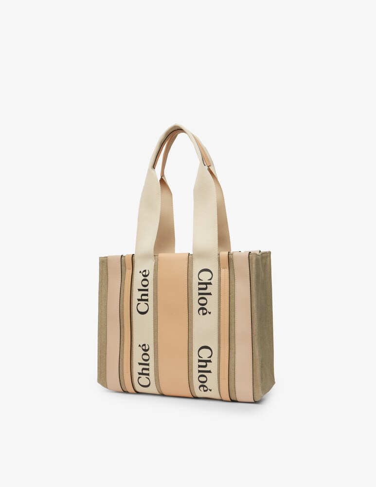 Chloé Borsa shopper Woody Comprane uno, ottenene uno gratis