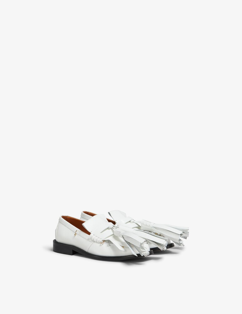 Marni Mocassino bambi in pelle con maxi nappine Ultimi tre giorni