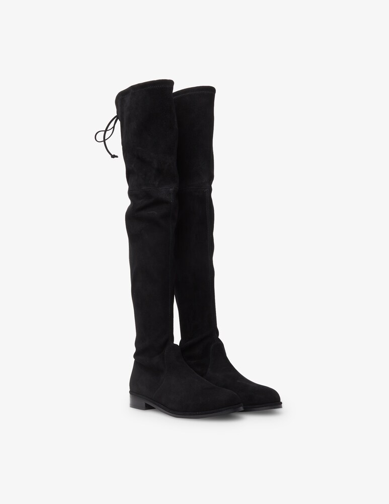 Stuart Weitzman Stivali in camoscio low land ACQUISTA ORA