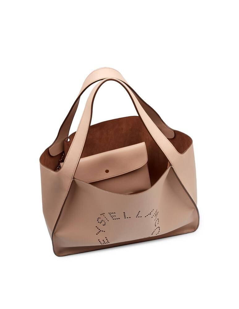 Stella McCartney Tote Bag Stella con logo - beige Acquista Ora