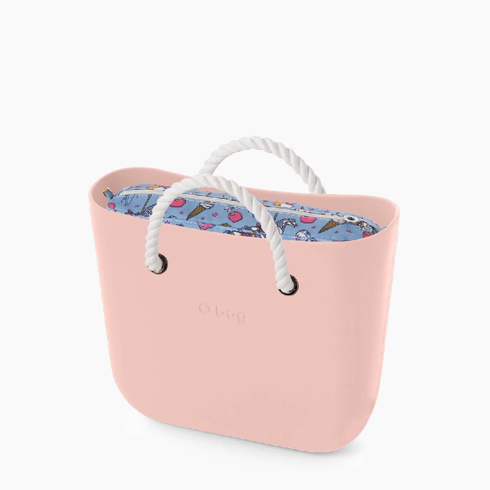 O bag mini rosa smoke e bianco candies Hotsell