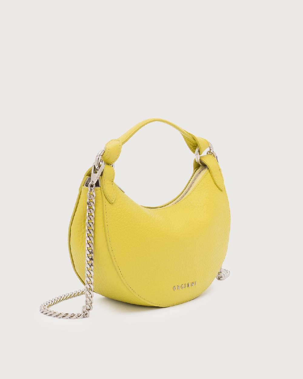 Orciani Mini Bag Dumpling Soft in pelle con tracolla Outlet
