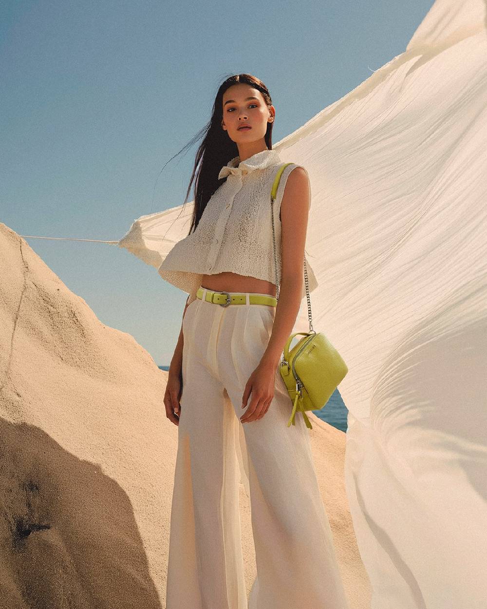 Orciani Mini Bag Chéri Soft in pelle a mano con tracolla Saldi