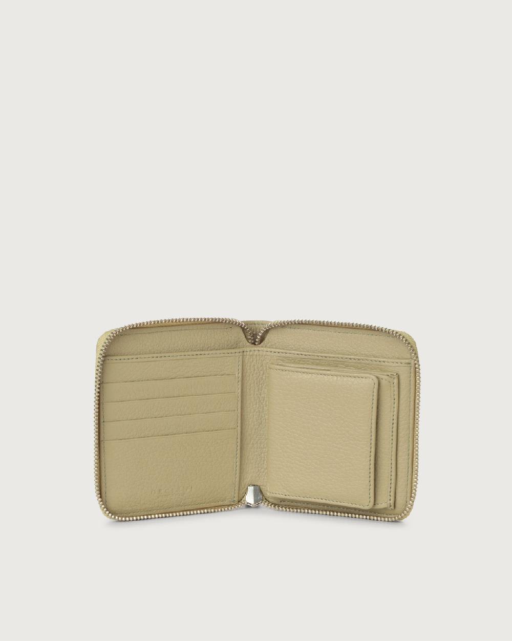 Orciani Portafoglio Sense zip-around piccolo in pelle Soddisfazione Garantita