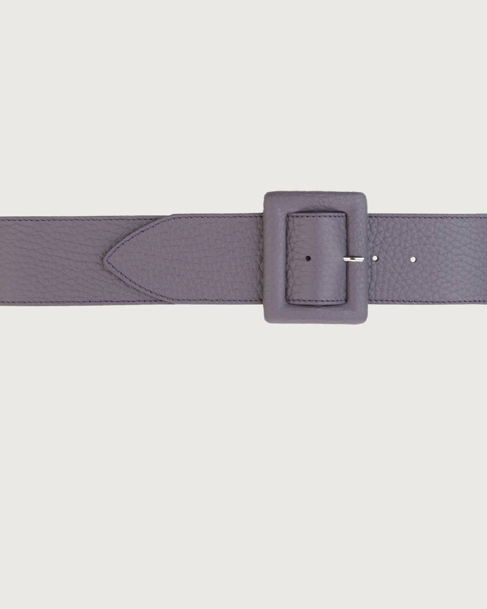 Orciani Cintura alta Soft in pelle con fibbia rivestita Sottocosto