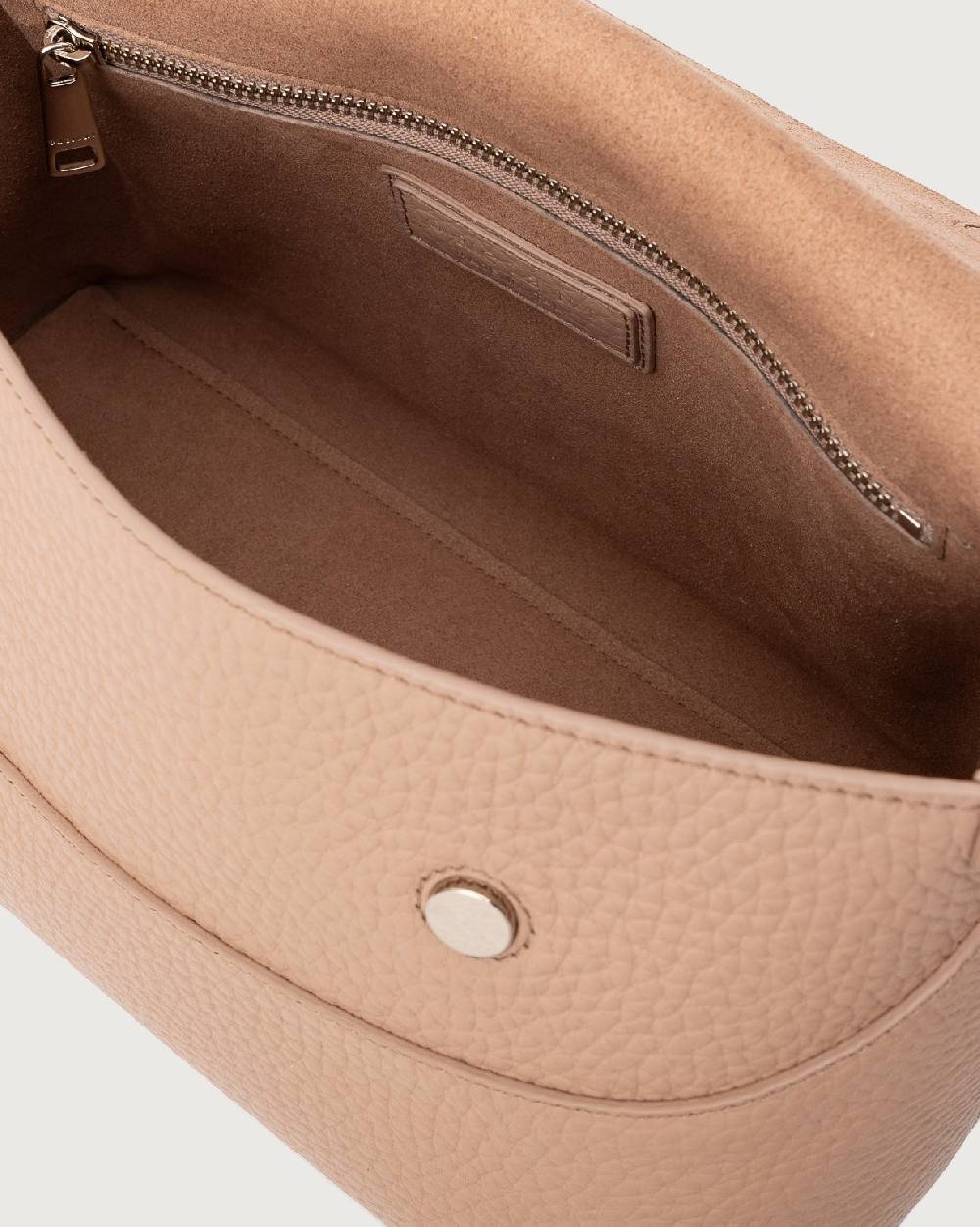 Orciani Borsa a spalla Nana Soft in pelle martellata con tracolla Vendita