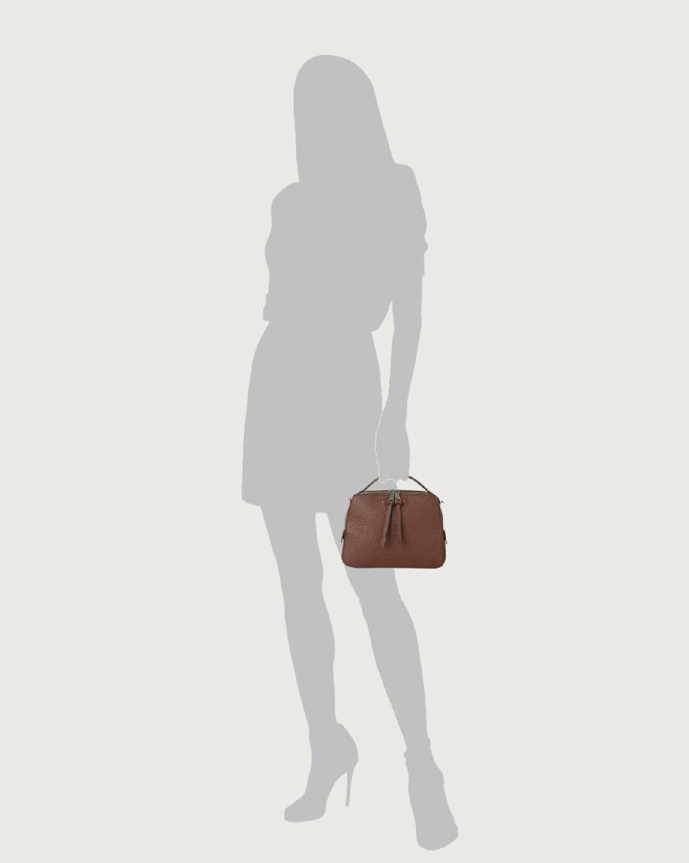 Orciani Mini Bag Chéri Soft in pelle a mano con tracolla Soddisfazione Garantita