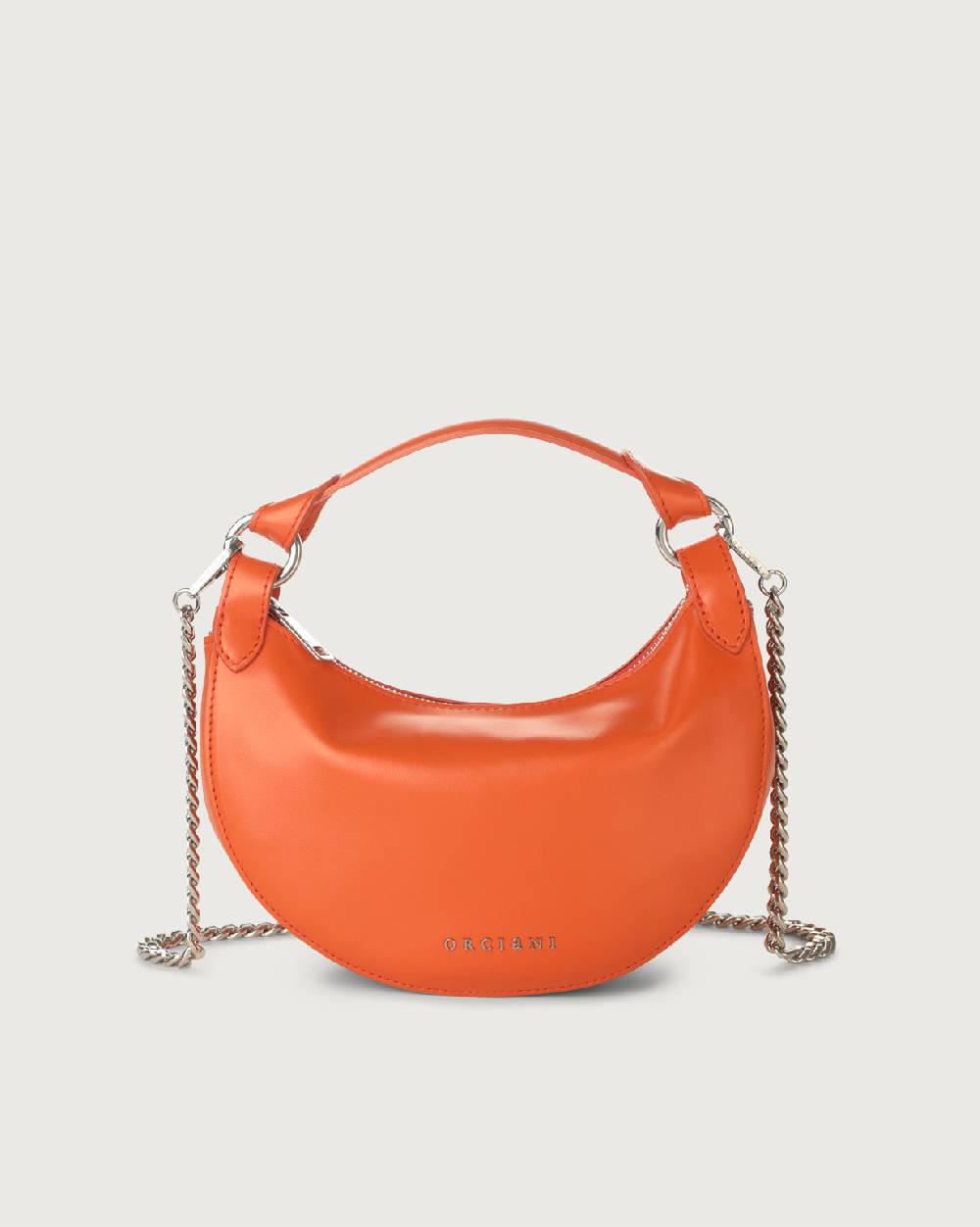 Orciani Mini Bag Dumpling Vanity in pelle con tracolla Acquista Ora