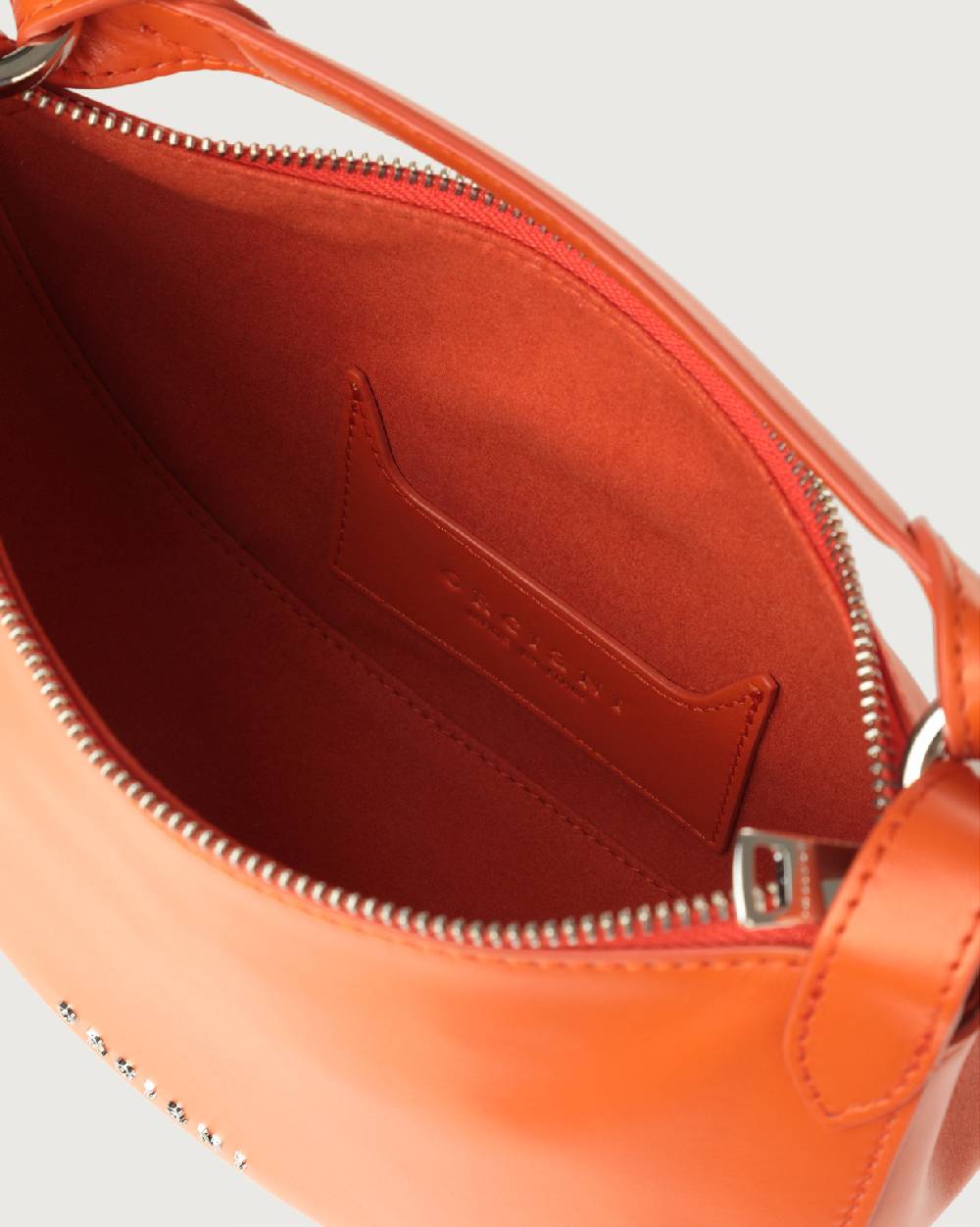 Orciani Mini Bag Dumpling Vanity in pelle con tracolla Acquista Ora