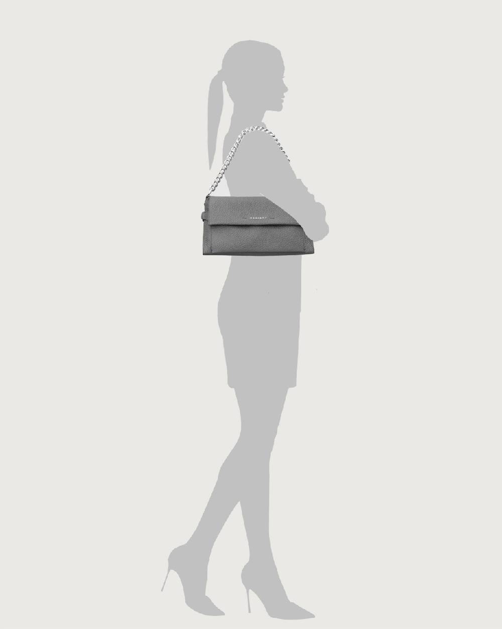 Orciani Borsa a spalla Missy Longuette Couture in pelle con tracolla Promozione Limitata
