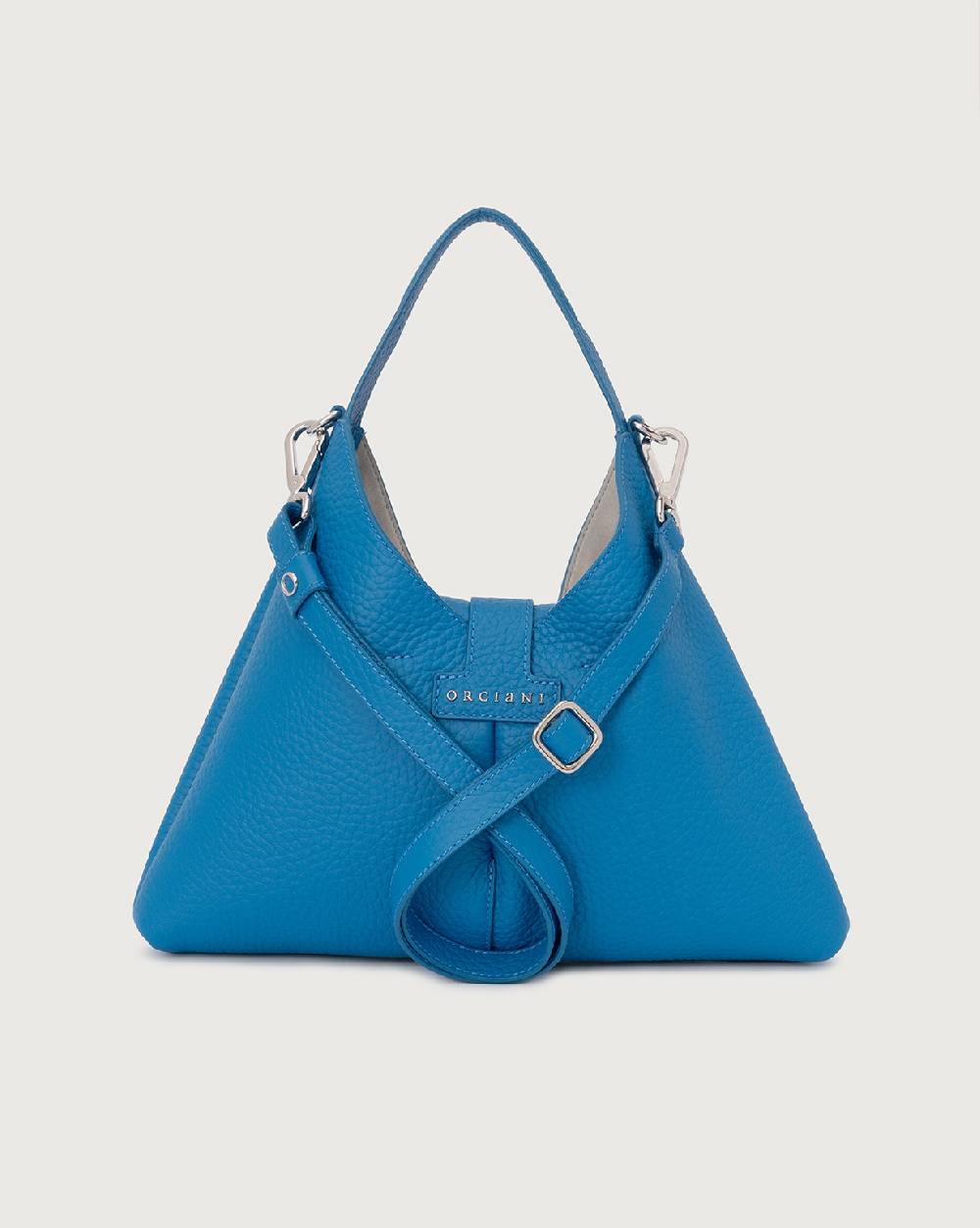 Orciani Borsa a mano Vita Soft piccola in pelle con tracolla Sottocosto