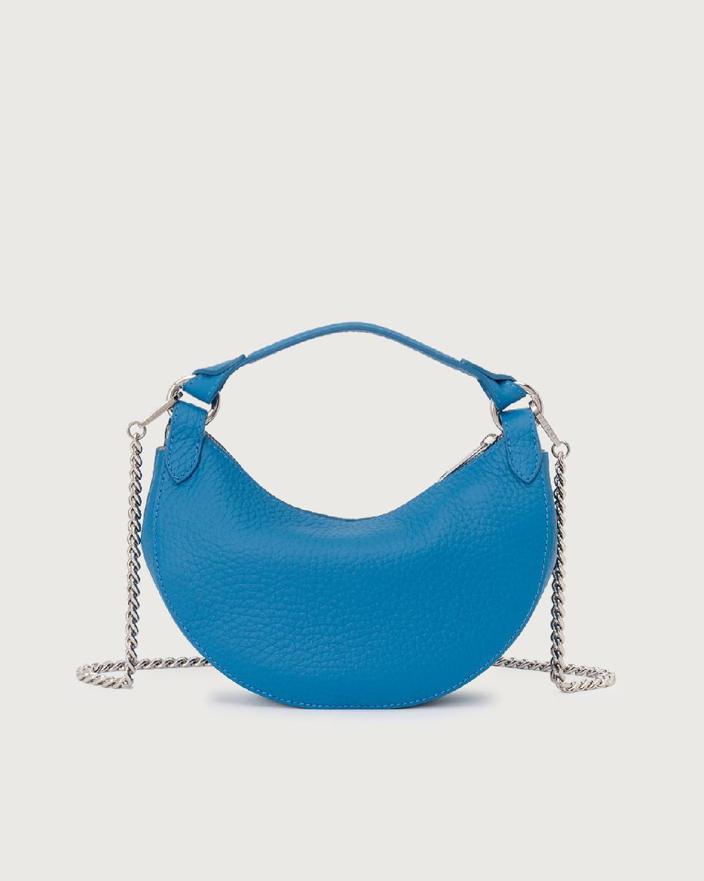 Orciani Mini Bag Dumpling Soft in pelle con tracolla Presa