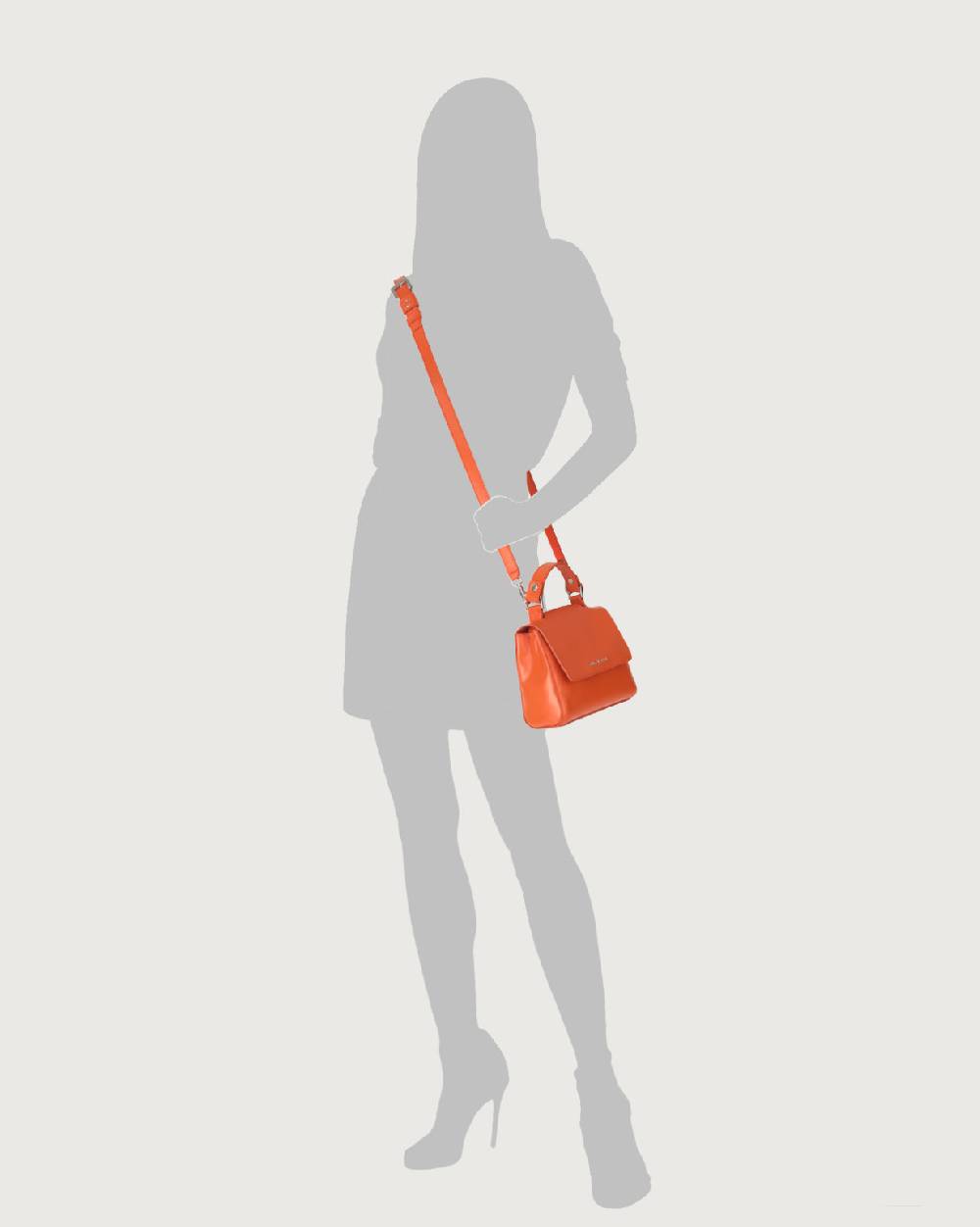Orciani Borsa Sveva Vanity Mini a mano in pelle con tracolla Economico