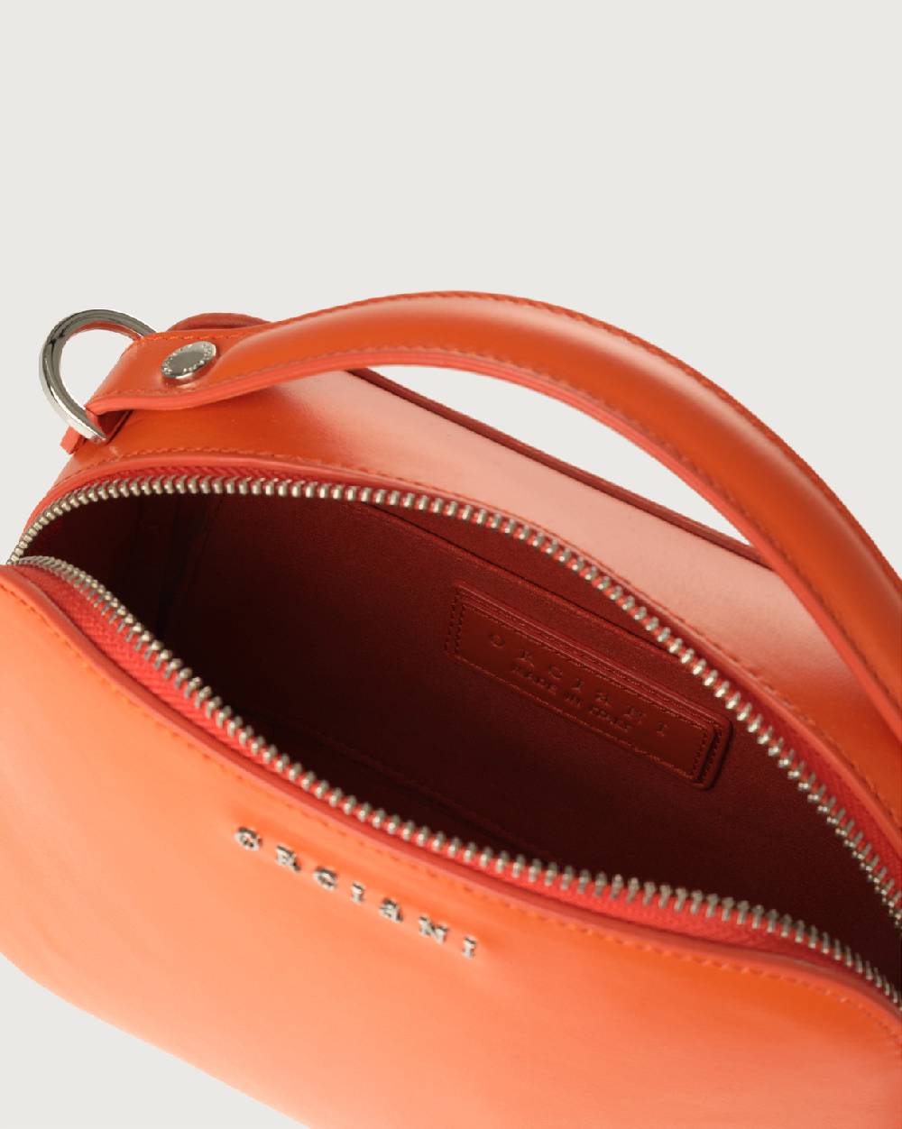 Orciani Mini Bag Chéri Vanity in pelle a mano con tracolla In Vendita