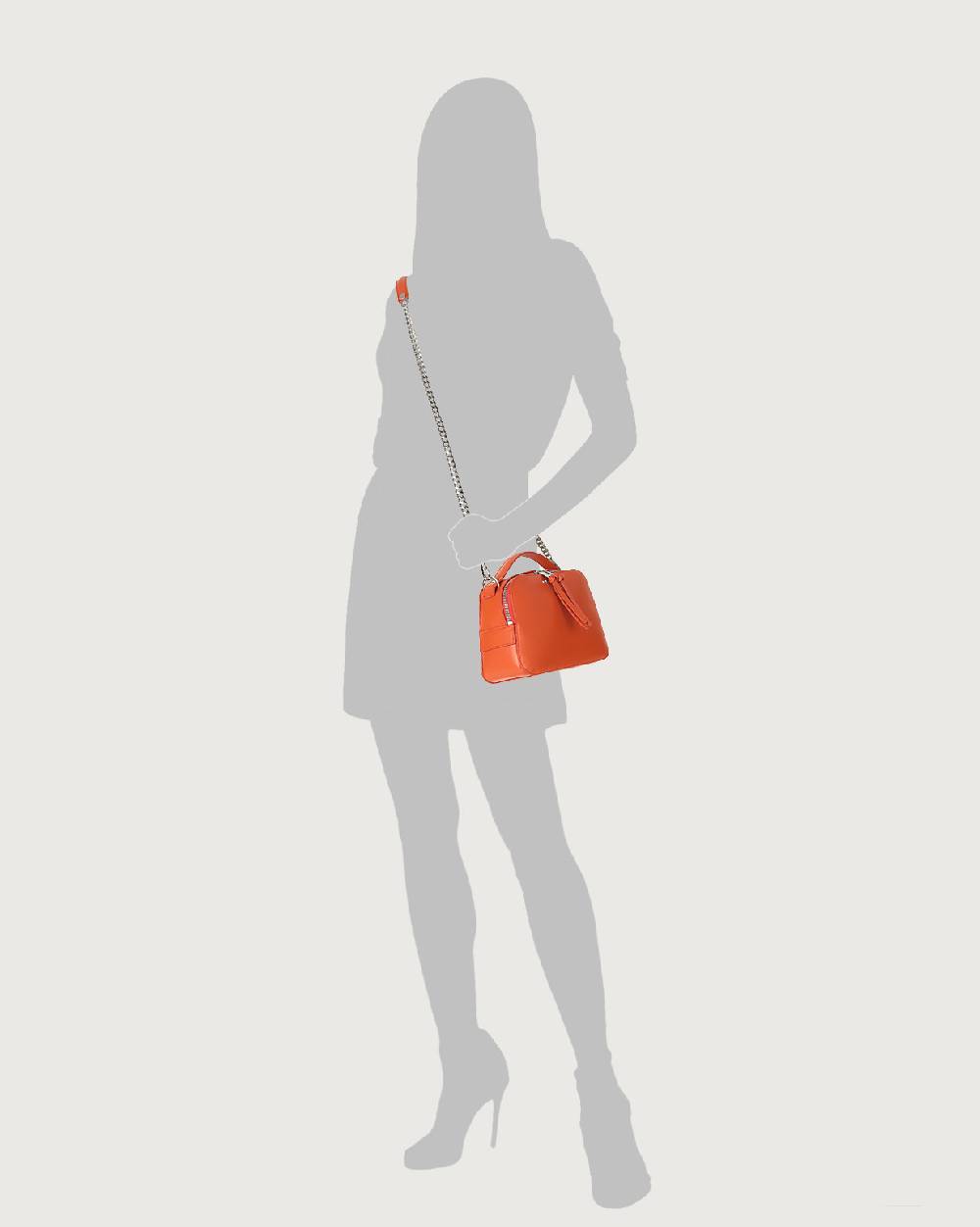 Orciani Mini Bag Chéri Vanity in pelle a mano con tracolla In Vendita
