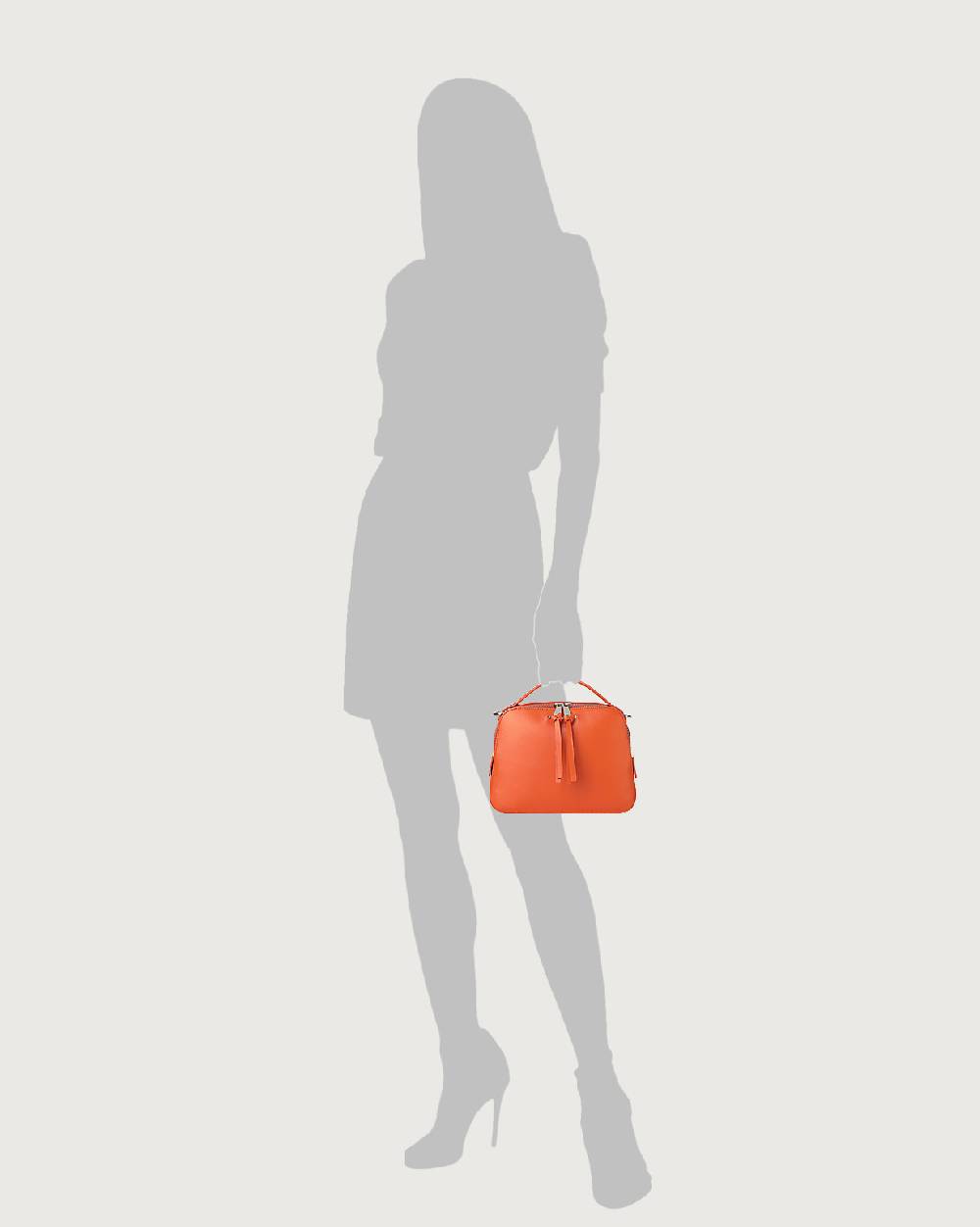 Orciani Mini Bag Chéri Vanity in pelle a mano con tracolla In Vendita