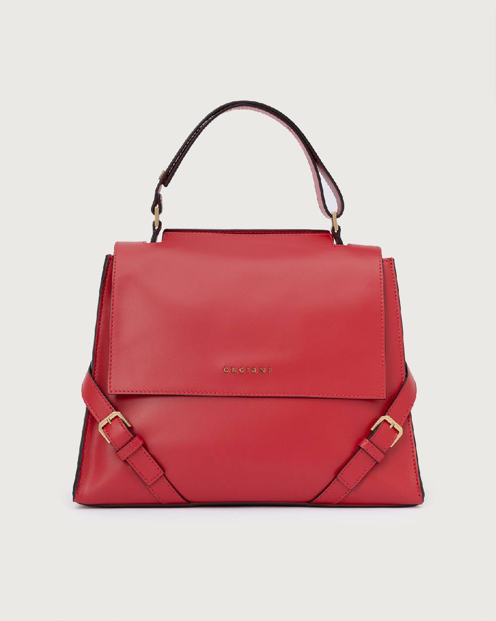 Orciani Borsa Sveva Couture Media a spalla in pelle con tracolla Vendita Economica