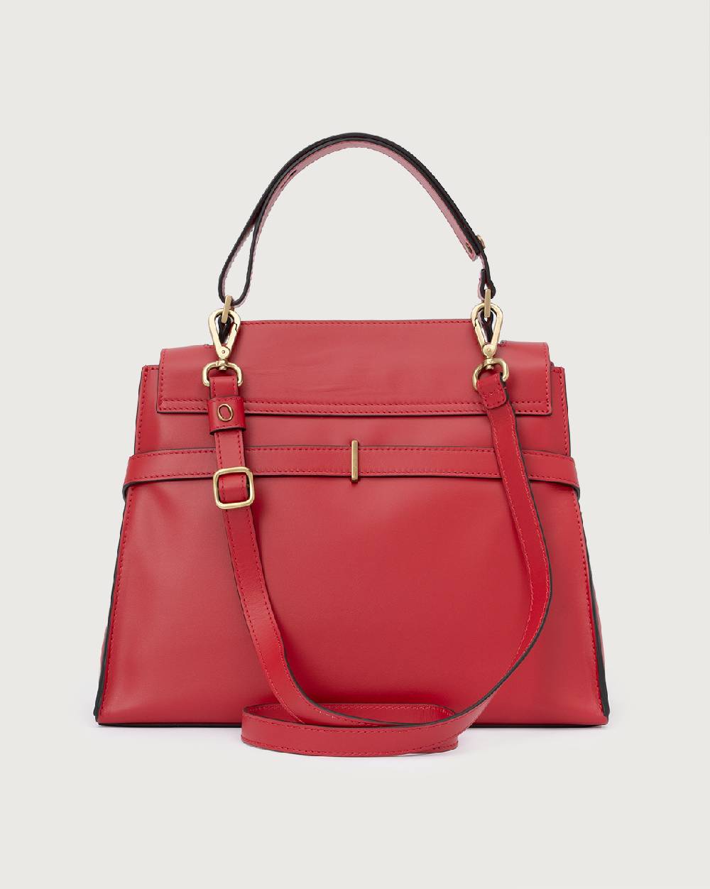 Orciani Borsa Sveva Couture Media a spalla in pelle con tracolla Vendita Economica