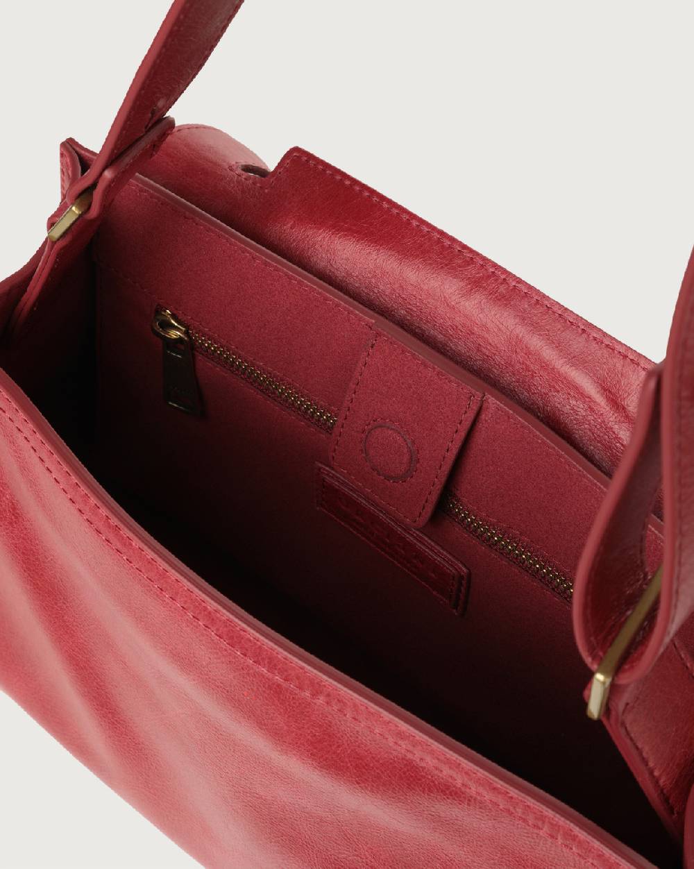 Orciani Borsa Sveva Longuette Notturno in pelle con tracolla Negozio