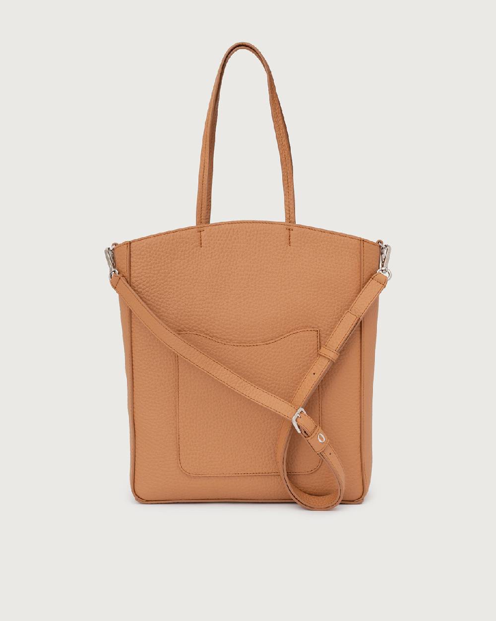 Orciani Shopper media Ladylike M Soft in pelle In Saldo