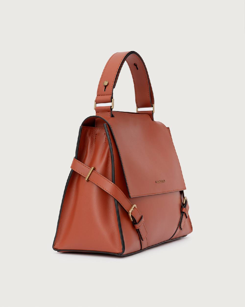 Orciani Borsa Sveva Couture Media a spalla in pelle con tracolla 2025